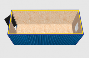 Бытовка строительная 6х2,4м
