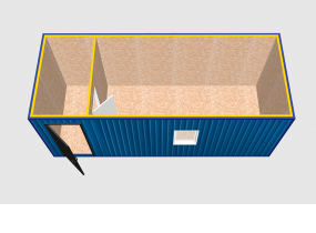 Блок-контейнер с тамбуром БКТ №3